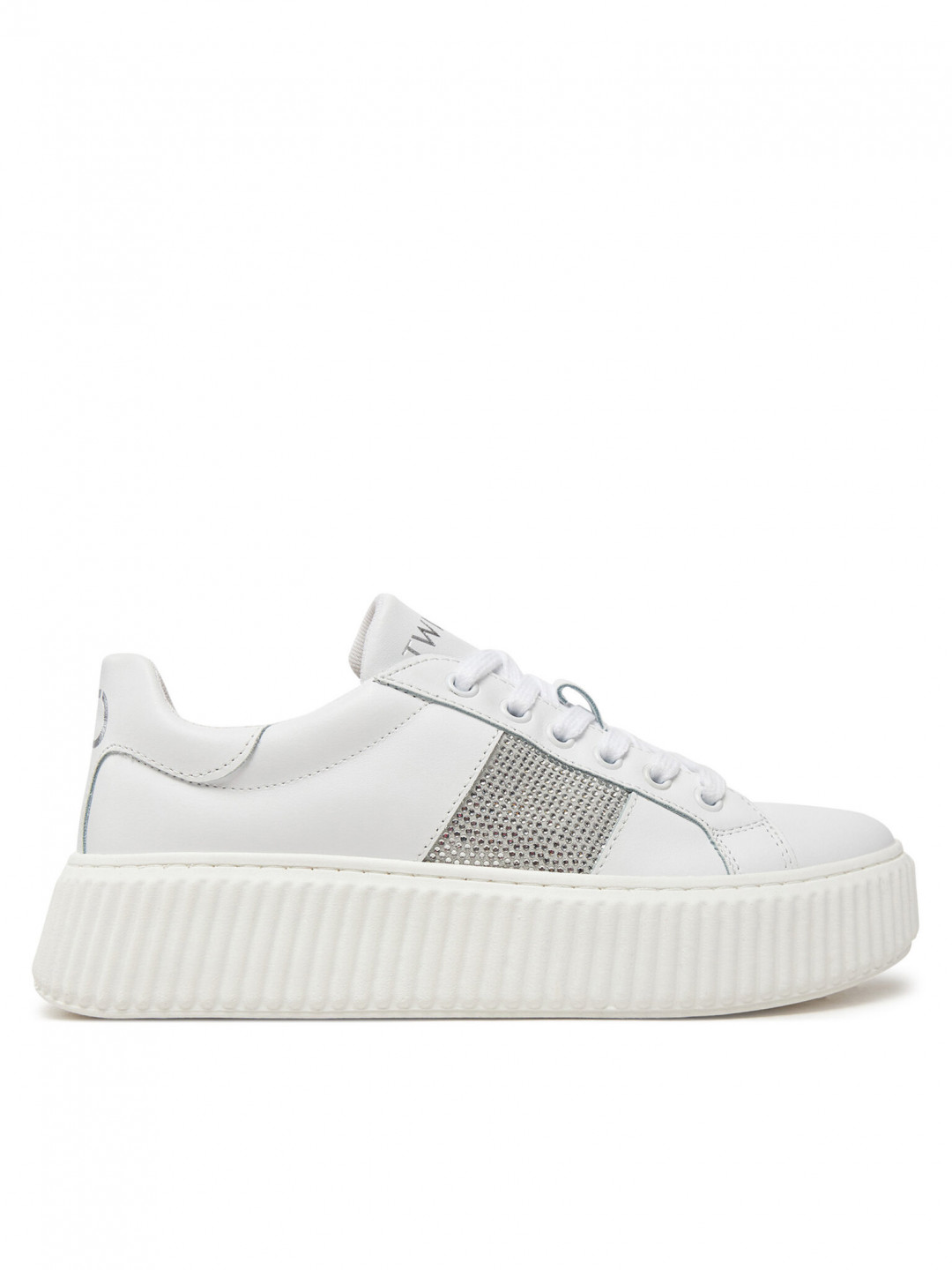 TWINSET Sneakersy 251GCJ018 Bílá